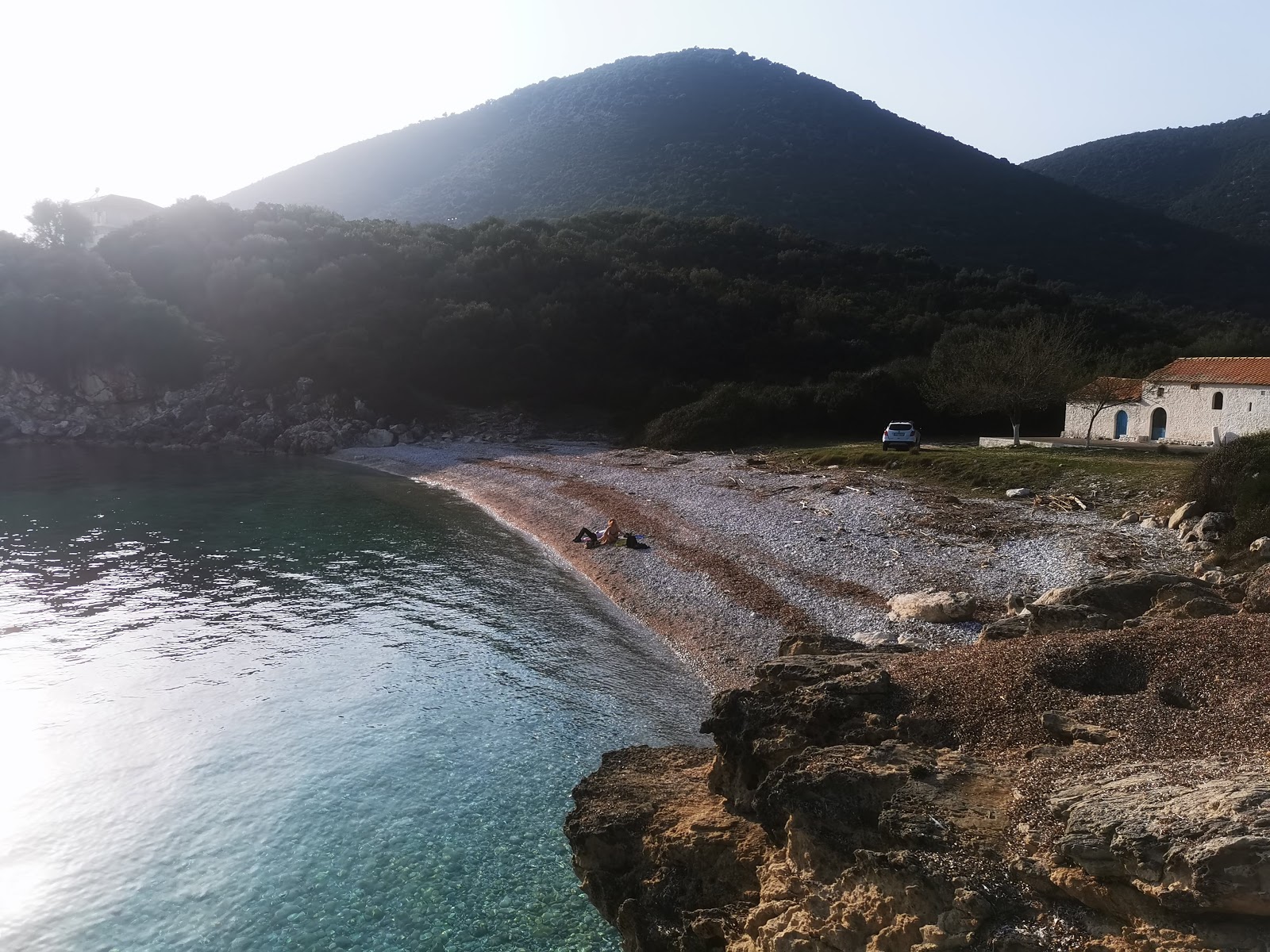 Photo de Agios Ioannis secret beach avec petite baie
