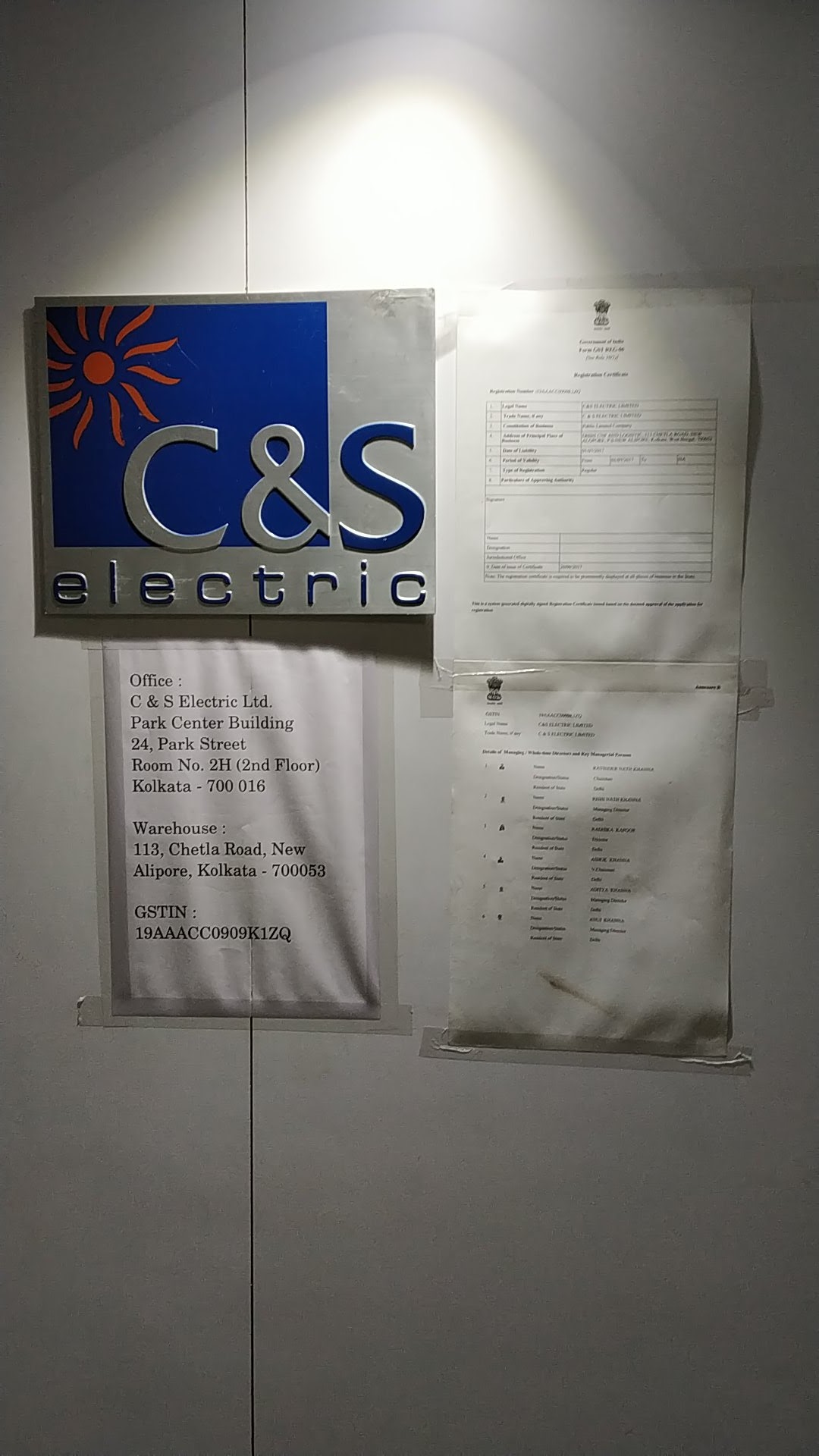C&S Electric Ltd. (Kolkata Branch)