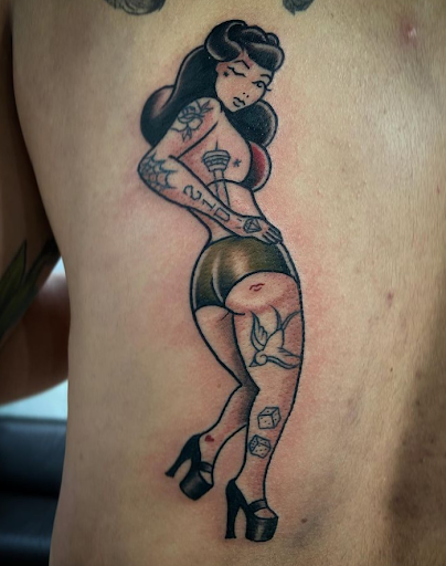 Explore tangled tattoo ideas, creative tattoo ideas in San Antonio, available at Firme Copias Tattoo Studio