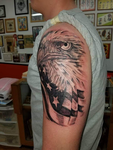 Explore heart tattoo ideas, creative tattoo ideas in Galesburg, available at Hawks Tattoos