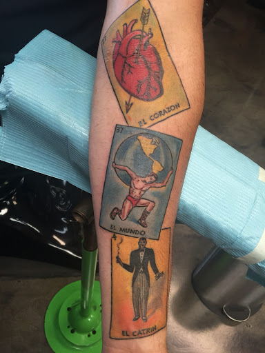 Explore gangster tattoo ideas for men, creative tattoo ideas in Garden Grove, available at Dr. Tattoo Studio