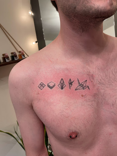 Explore vintage halloween tattoo ideas, creative tattoo ideas in Phoenix, available at Desert Grace Beauty