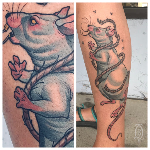 Explore spine tattoo ideas male, creative tattoo ideas in Marietta, available at The Queen Bee Tattoo and Piercing Parlour