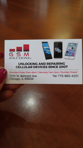 Cell Phone Store «GSM Solutions Inc», reviews and photos, 7010 W Belmont Ave, Chicago, IL 60634, USA