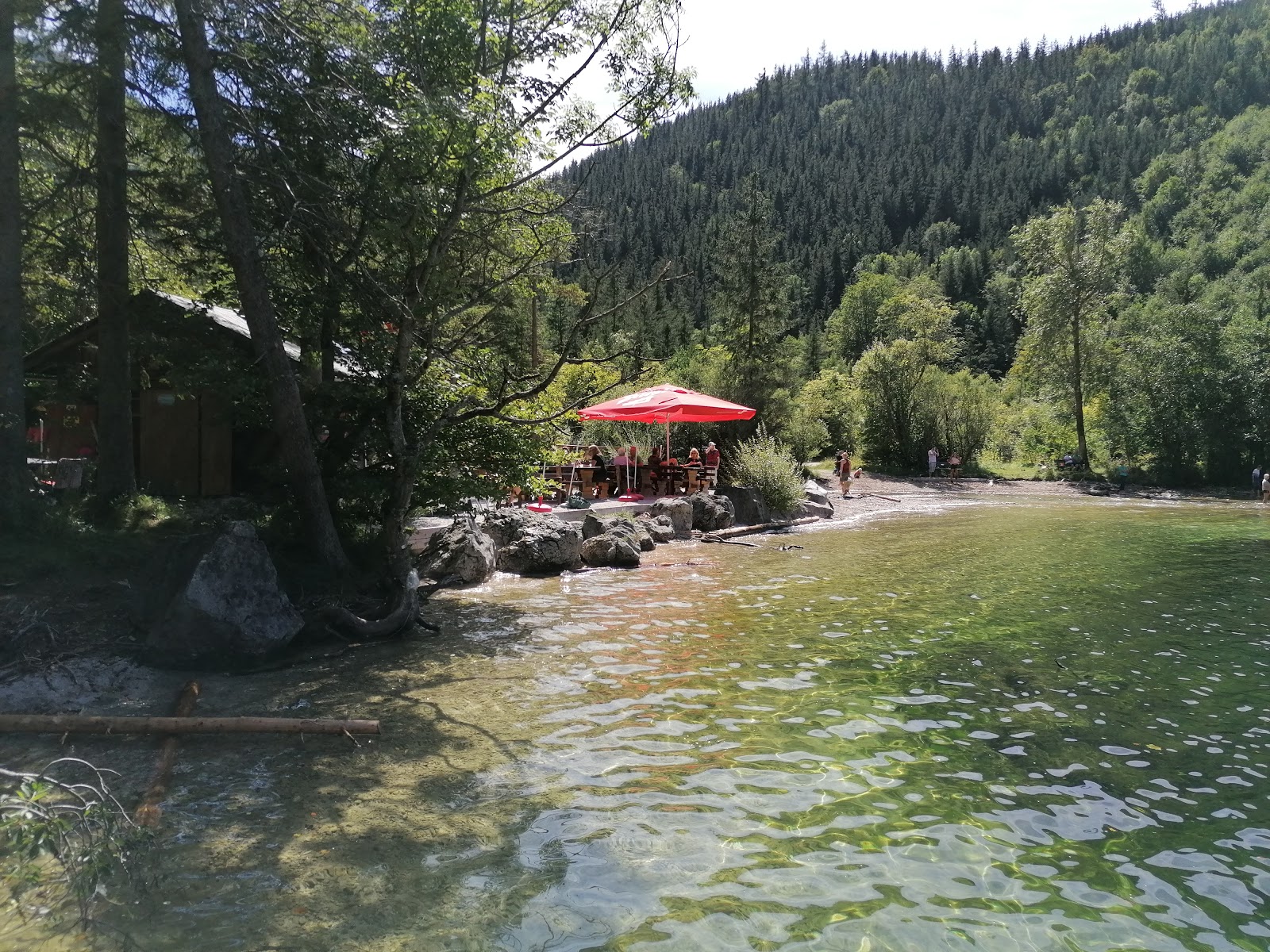 Foto von Seestuberl beach mit gerader strand