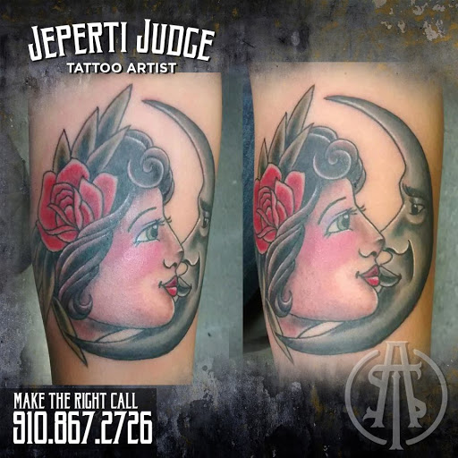 Find dog tattoo idea for your next unique tattoo in Fayetteville at American Tattoo Society of Fayetteville