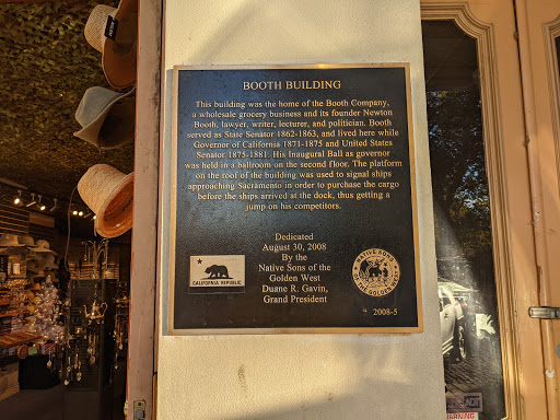 Site of Home of Newton Booth (California Historical Landmark No. 596)