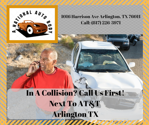 Auto Body Shop «A National Auto Body & Paint», reviews and photos, 1016 Harrison Ave, Arlington, TX 76011, USA