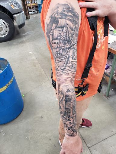 Explore art the clown tattoo ideas, creative tattoo ideas in Osceola, available at Crowned Raven Tattoo Inc.