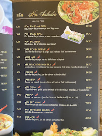 Restaurant thaï Aim Thaï à Versailles (le menu)