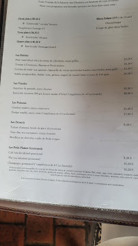 Restaurant français Auberge la Lucarne aux Chouettes à Villeneuve-sur-Yonne - menu / carte