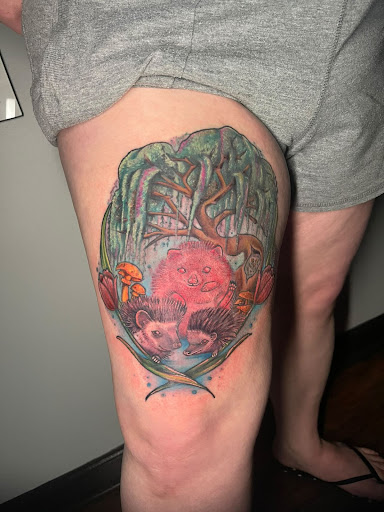 Explore negative tattoo ideas, creative tattoo ideas in Asheville, available at Valiant Inscriptions