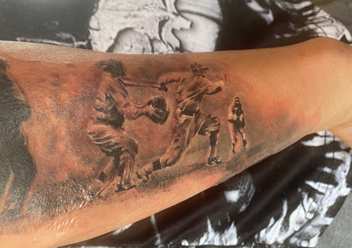 Explore fear tattoo ideas, creative tattoo ideas in Twin Falls, available at Black Rose Tattoo