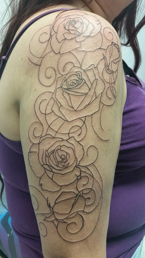 Explore invincible tattoo ideas, creative tattoo ideas in Seminole, available at The Art Fandango