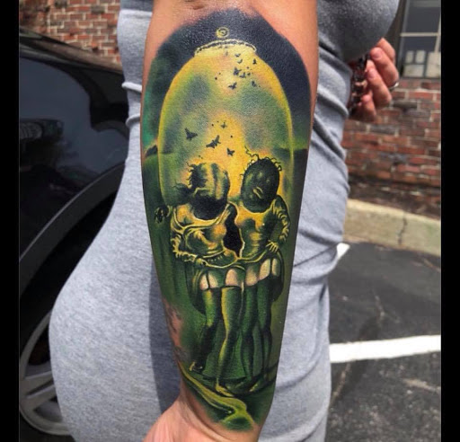 Explore rebel flag tattoo ideas, creative tattoo ideas in Sanford, available at Venom Ink Tattoo