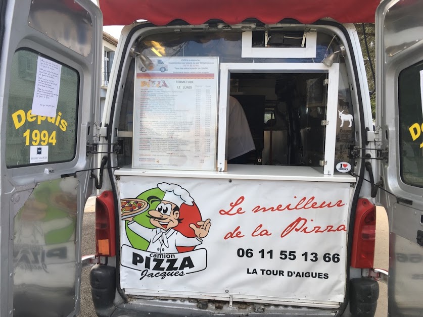 Camion Pizza Jacques à La Tour-d'Aigues