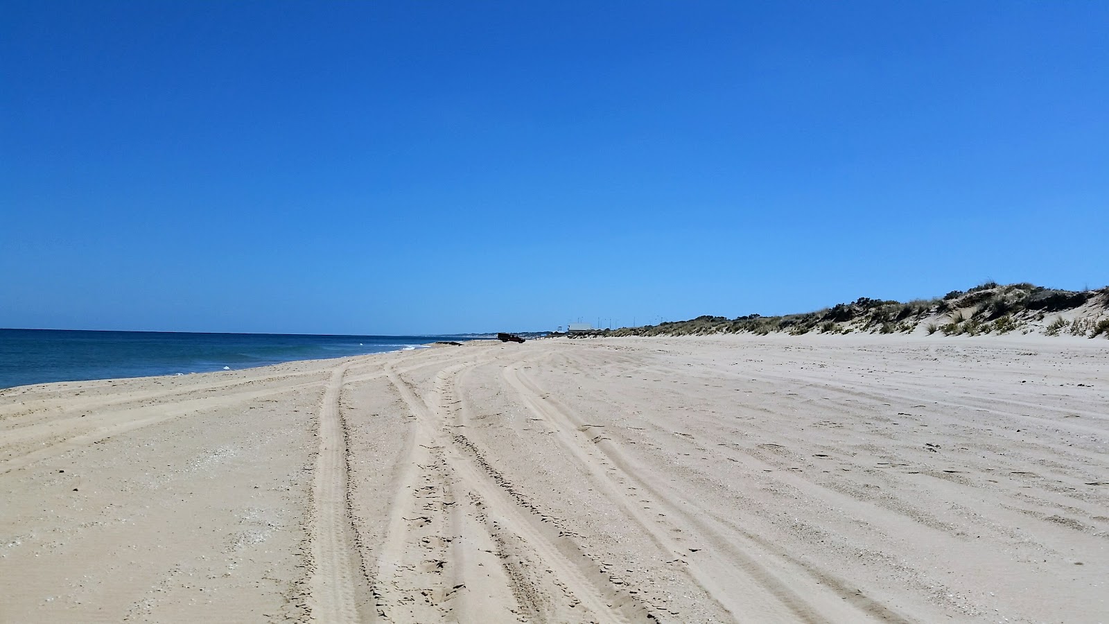 Fotografija Binningup Beach z svetel pesek površino