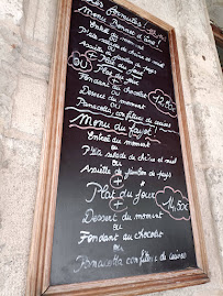 Restaurant A La Cantine à Bayonne (le menu)