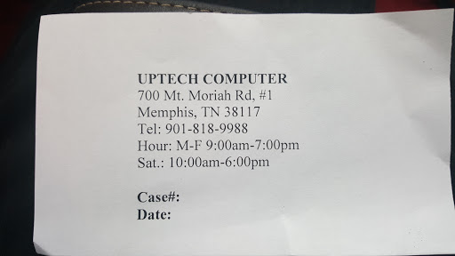 Computer Repair Service «Uptech Computer», reviews and photos, 700 Mt Moriah Rd #1, Memphis, TN 38117, USA