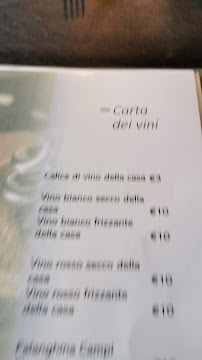 Restaurant Trattoria Maré à Bacoli (le menu)