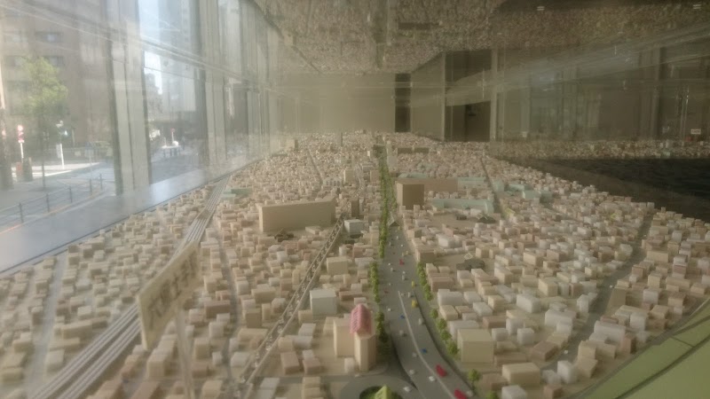 京急蒲田駅街の模型