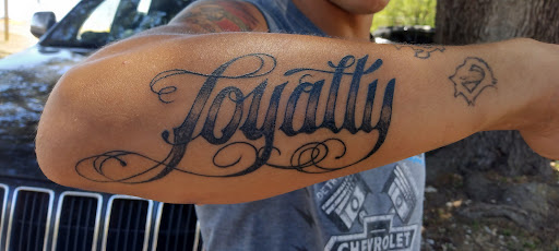 Explore catholic tattoo ideas for guys, creative tattoo ideas in Stephenville, available at King of Hearts Tattoo (NO PIERCING)