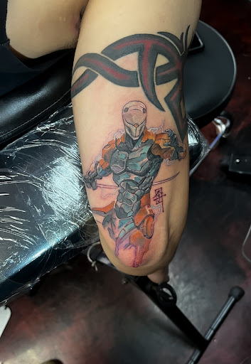 Explore letter tattoo ideas, creative tattoo ideas in Silver City, available at Independent Ink Tattoo