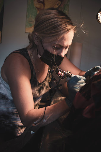 Explore finger hand tattoo ideas, creative tattoo ideas in Woodland Park, available at Above The Clouds Tattoo