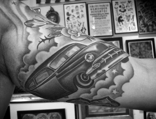 Explore beagle tattoo ideas, creative tattoo ideas in Anaheim, available at Torch Tattoo