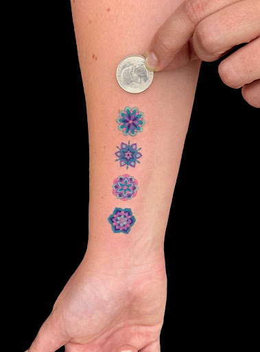 Explore 3x3 tattoo ideas for guys, creative tattoo ideas in Powell, available at Elysium Body Enhancements