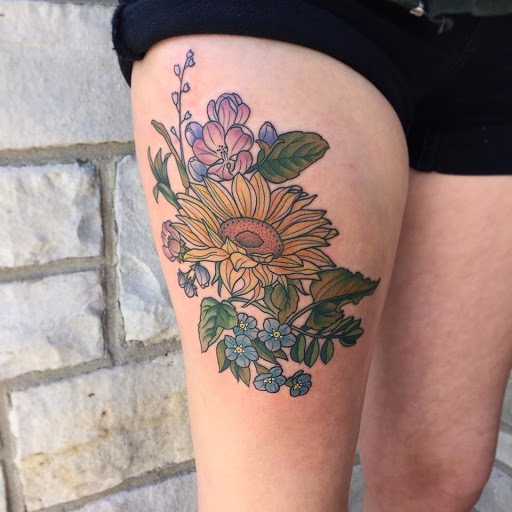 Explore sugar skull tattoo ideas, creative tattoo ideas in Mchenry, available at Art and Soul Tattoo Company