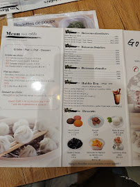 Gongfu nouilles à Choisy-le-Roi menu