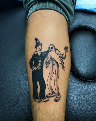 Explore tattoo ideas space liquid tattoo, creative tattoo ideas in Havre, available at Hiway 2 Tattoo