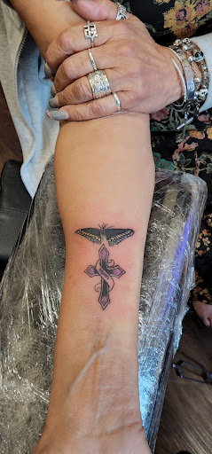 Explore mushroom tattoo ideas, creative tattoo ideas in Cary, available at EL ZORRO TATTOO and piercing