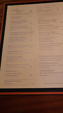 Restaurant Gaya à Paris menu