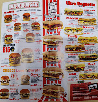 Menu / carte de Ultra Burger à Villiers-le-Bel