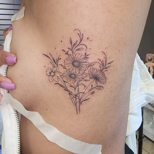 Explore female half sleeve tattoo ideas, creative tattoo ideas in Eugene, available at High Priestess Piercing & Tattoo