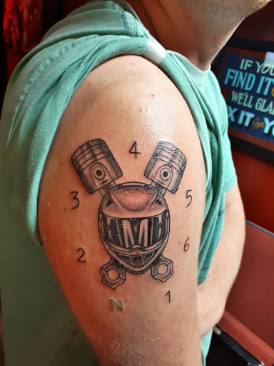 Explore south carolina tattoo ideas, creative tattoo ideas in Toledo, available at Brass Monkey Tattoo Co