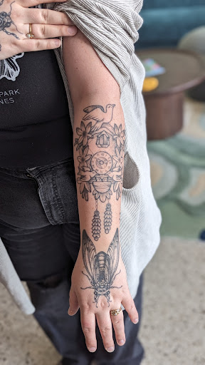 Explore cubs tattoo ideas, creative tattoo ideas in Des Moines, available at Black Magic Tattoo