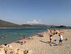 Photo de Ammoglossa Beach avec un rivage droit