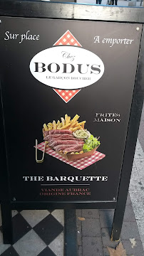 Chez Bodus Avignon à Avignon menu