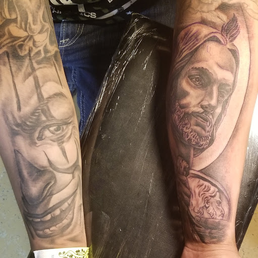 Explore horizontal tattoo ideas, creative tattoo ideas in Round Rock, available at Beto Tats