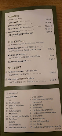 Bar à bières Das Brauhaus à Rüsselsheim - menu / carte