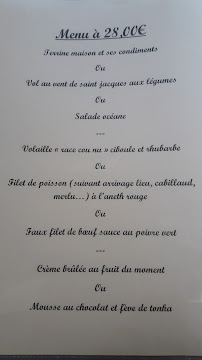 Restaurant La Taverne Du Château à Guise - menu / carte