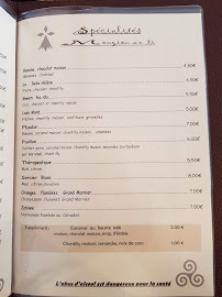 Ty Ar C Hrampouz à Belle-Isle-en-Terre menu