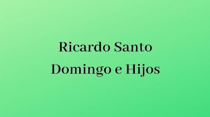 RICARDO SANTO DOMINGO E HIJOS