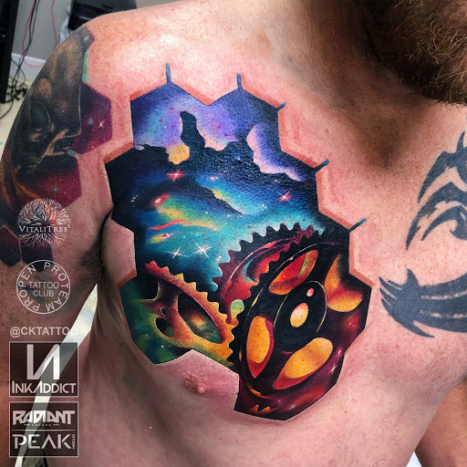Explore pirates of the caribbean tattoo ideas, creative tattoo ideas in Galveston, available at Von Striga Art Parlor