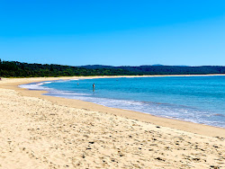 Photo de Tathra Beach avec rivage droit, long