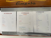 Menu du Restaurante A Fornalha à Espinho