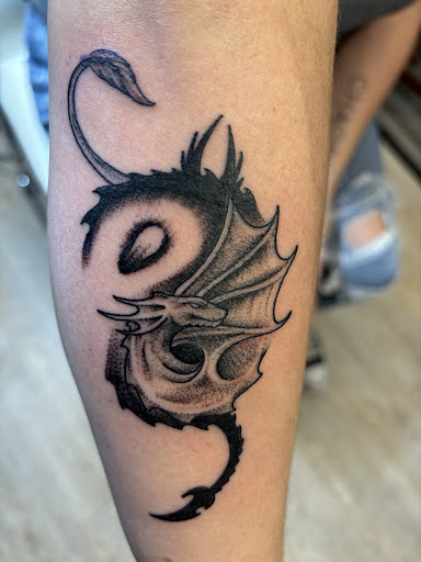 Explore knuckle tattoo cover up ideas, creative tattoo ideas in Brunswick, available at Blue Fin Tattoos